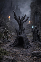 Gnarled Dead Tree Hollow Cave Hide, 3D printed in PETG, view 5 of 5