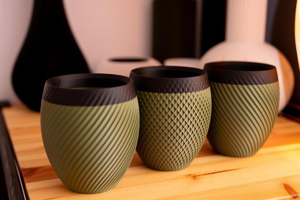 Aya and Sfera Toothbrush and Pencil Holder, 3D printed in PLA, view 10 of 17