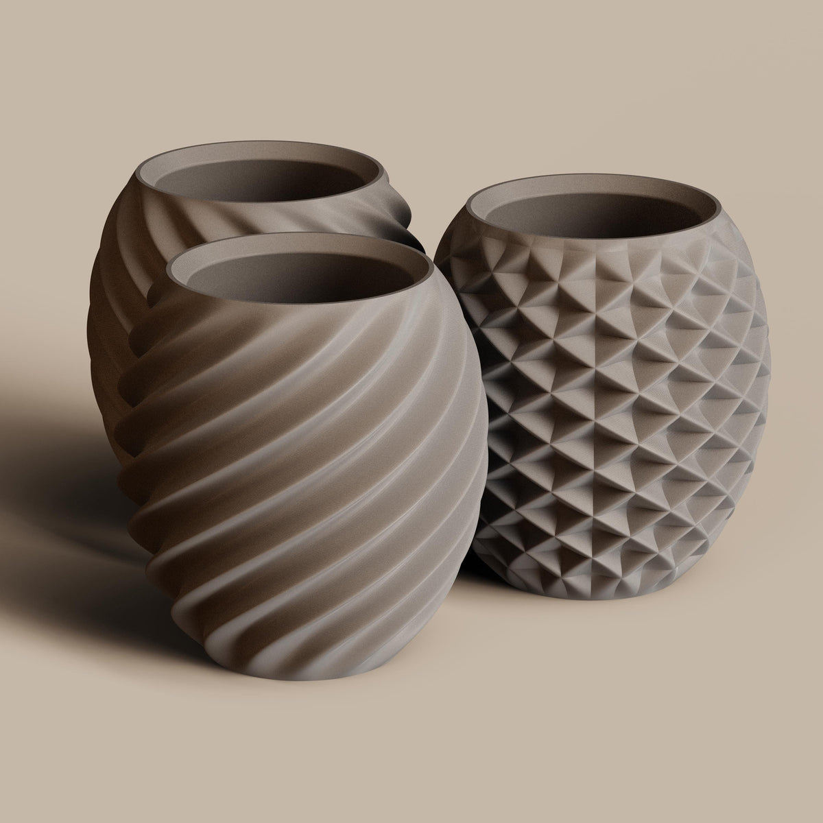 Aya and Sfera Toothbrush and Pencil Holder, 3D printed in PLA, view 14 of 17