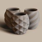 Aya and Sfera Toothbrush and Pencil Holder, 3D printed in PLA, view 16 of 17