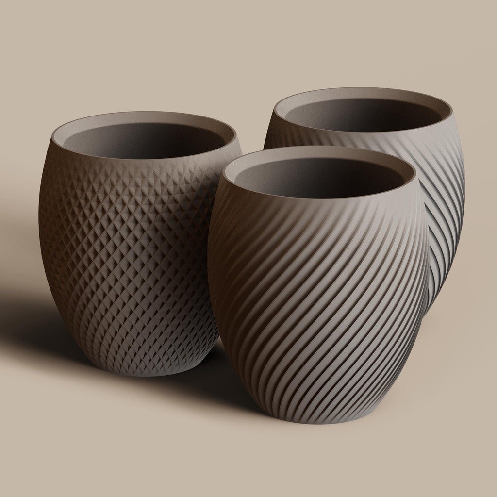 Aya and Sfera Toothbrush and Pencil Holder, 3D printed in PLA, view 17 of 17