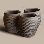 Aya and Sfera Toothbrush and Pencil Holder, 3D printed in PLA, view 17 of 17