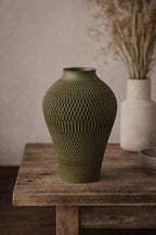 Wabi-Sabi Parametric Mesh Vase, 3D printed in PLA, view 6 of 9