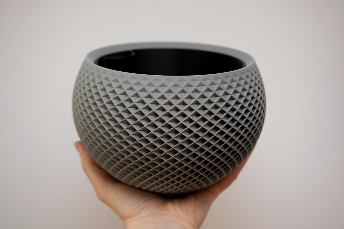 Sfera Self-Watering Planter, Collection 1, 3D printed in PLA, view 9 of 12