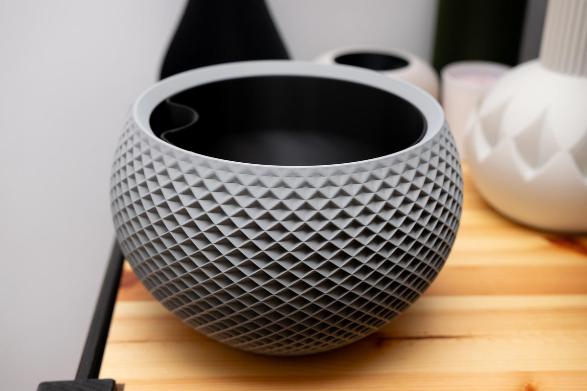 Sfera Self-Watering Planter, Collection 1, 3D printed in PLA, view 7 of 12