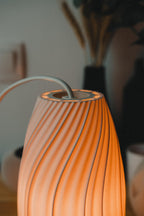 Flow Pendant Lampshade for IKEA STRÅLA, 3D printed in PLA, view 3 of 10