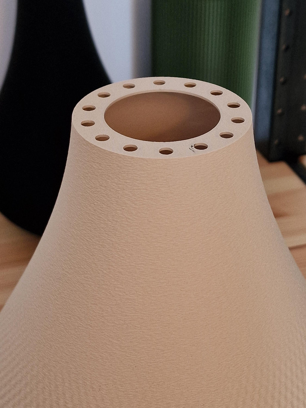 Convexa Pendant Lampshade for IKEA, 3D printed in PLA, view 8 of 10