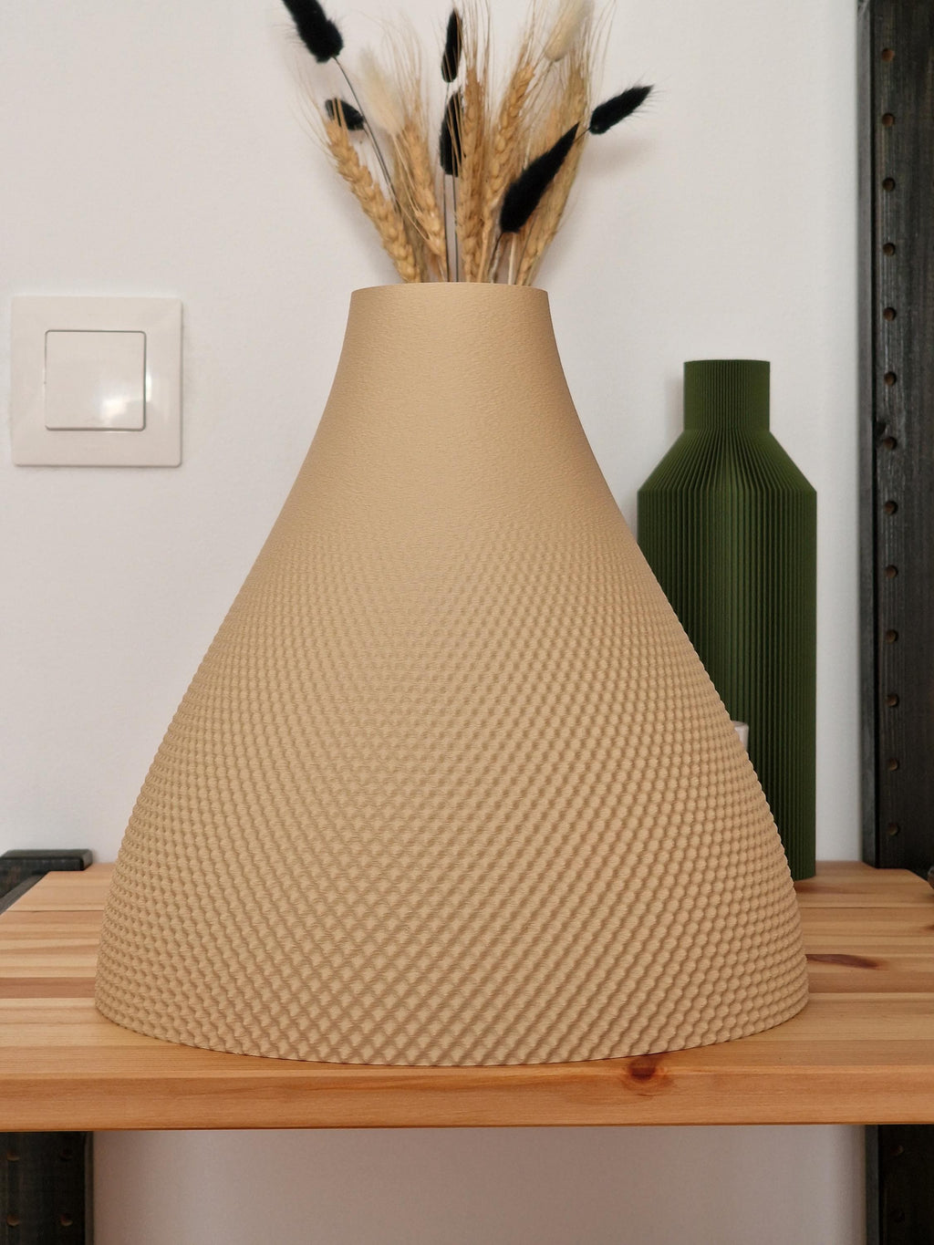 Convexa Pendant Lampshade for IKEA, 3D printed in PLA, view 7 of 10