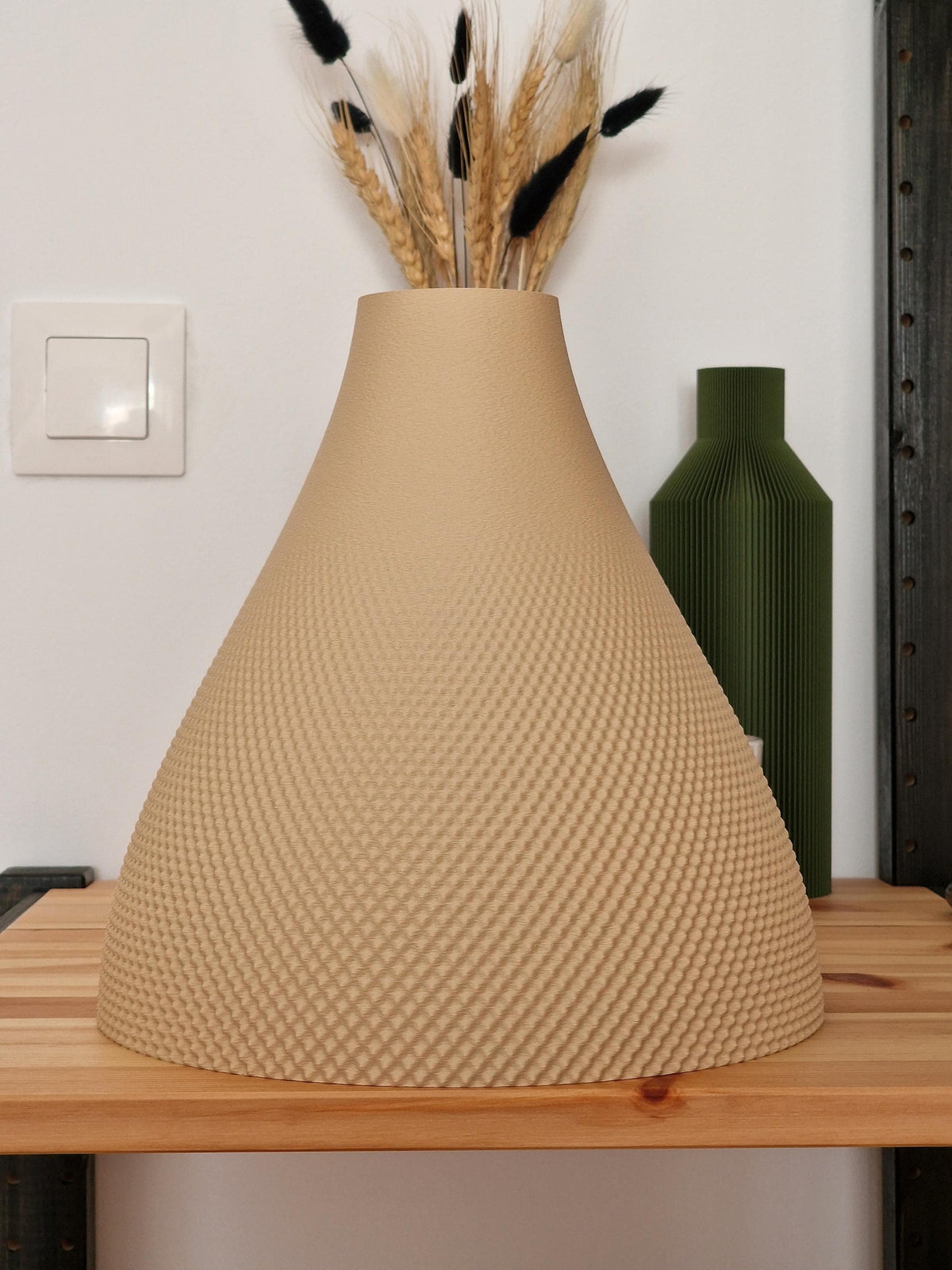 Convexa Pendant Lampshade for IKEA, 3D printed in PLA, view 7 of 10