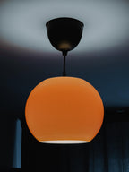 Organic Orb Pendant Lampshade for IKEA, 3D printed in PLA, view 4 of 6