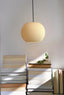 Organic Orb Pendant Lampshade for IKEA, 3D printed in PLA, view 2 of 6