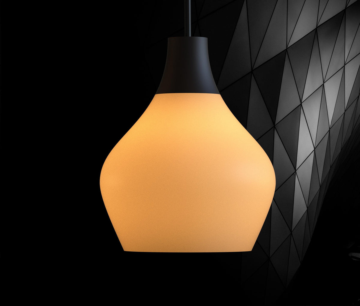 Wabi-Sabi Pendant Lampshade for IKEA, 3D printed in PLA, view 7 of 14