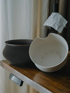 Woven Texture Self-Watering Planter, Style II, 3D printed in PLA, view 5 of 8