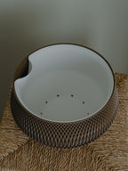 Woven Texture Self-Watering Planter, Style II, 3D printed in PLA, view 6 of 8