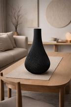 Elegant Bloom Flower Vase, 3D printed in PLA, view 4 of 6