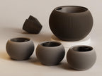 Sfera Self-Watering Planter, Collection 2, 3D printed in PLA