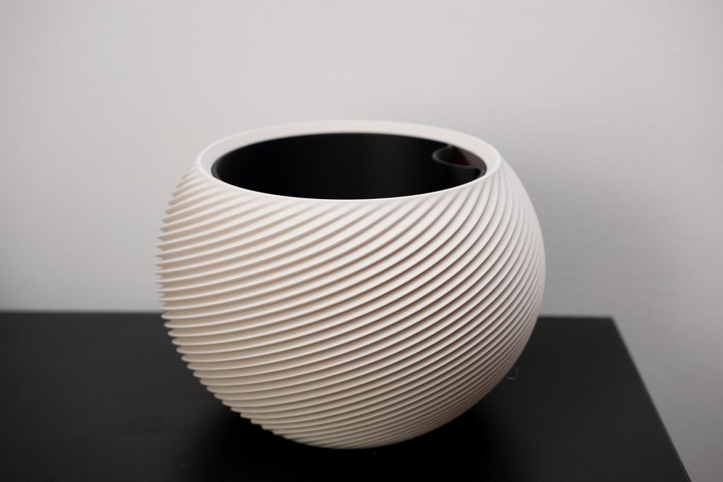 Sfera Self-Watering Planter, Collection 2, 3D printed in PLA, view 6 of 11