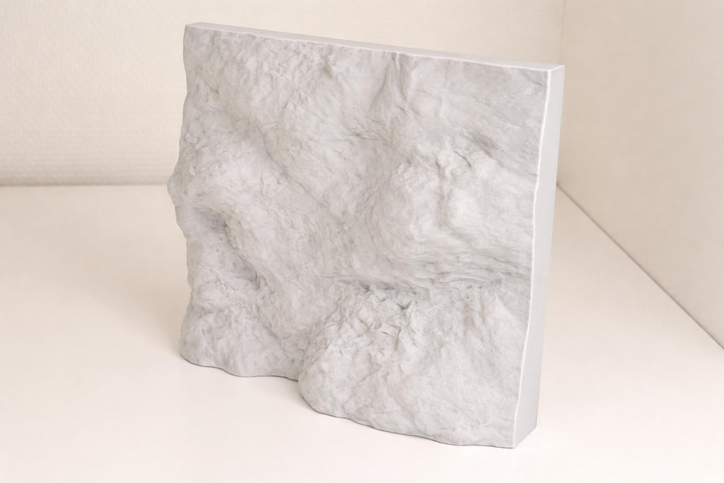 Mountain Rock Wall 3D Background, Style II, 3D printed in PETG, view 3 of 4