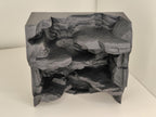 Rocky Stone Cliff 3D Background, Style II, 3D printed in PETG, view 7 of 7