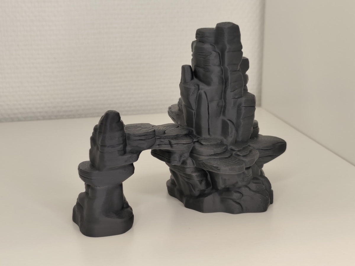 Mountain Rock Arch Aquarium Cave and Bridge, 3D printed in PETG, view 5 of 5