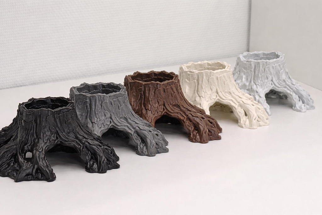 Root Tree Stump Cave Hide, 3D printed in PETG, view 6 of 7