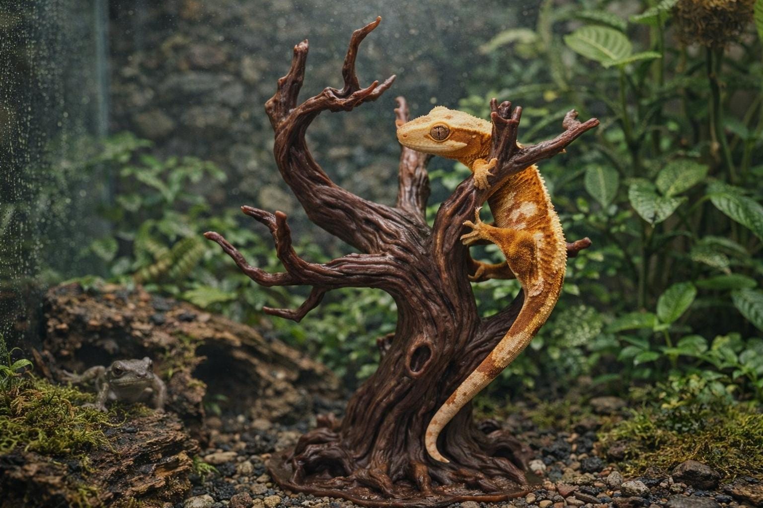 Gnarled Dead Tree Set, Style I (2 Trees) | Aquarium, Vivarium and Terrarium Decor Secondary image