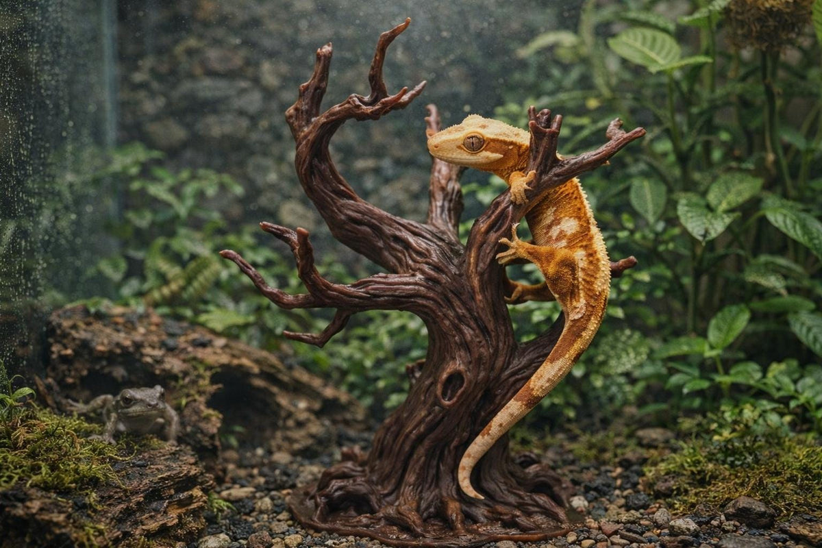 Gnarled Dead Tree Set, Style I (2 Trees), 3D printed in PETG, view 2 of 5