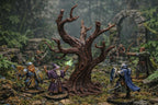 Gnarled Dead Tree Set, Style I (2 Trees), 3D printed in PETG, for terrariums, vivariums and aquariums