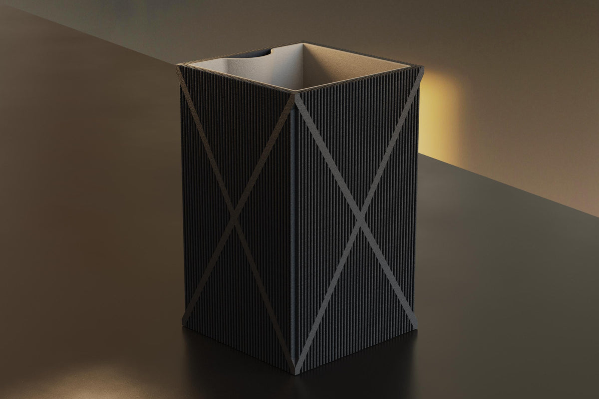 Geometric Self-Watering Planter Set, 3D printed in PLA, view 3 of 14