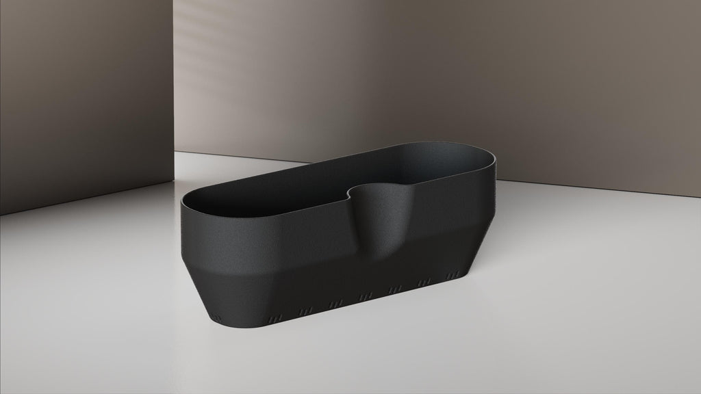 Wave Facade Self-Watering Planter Set, 3D printed in PLA, view 13 of 14