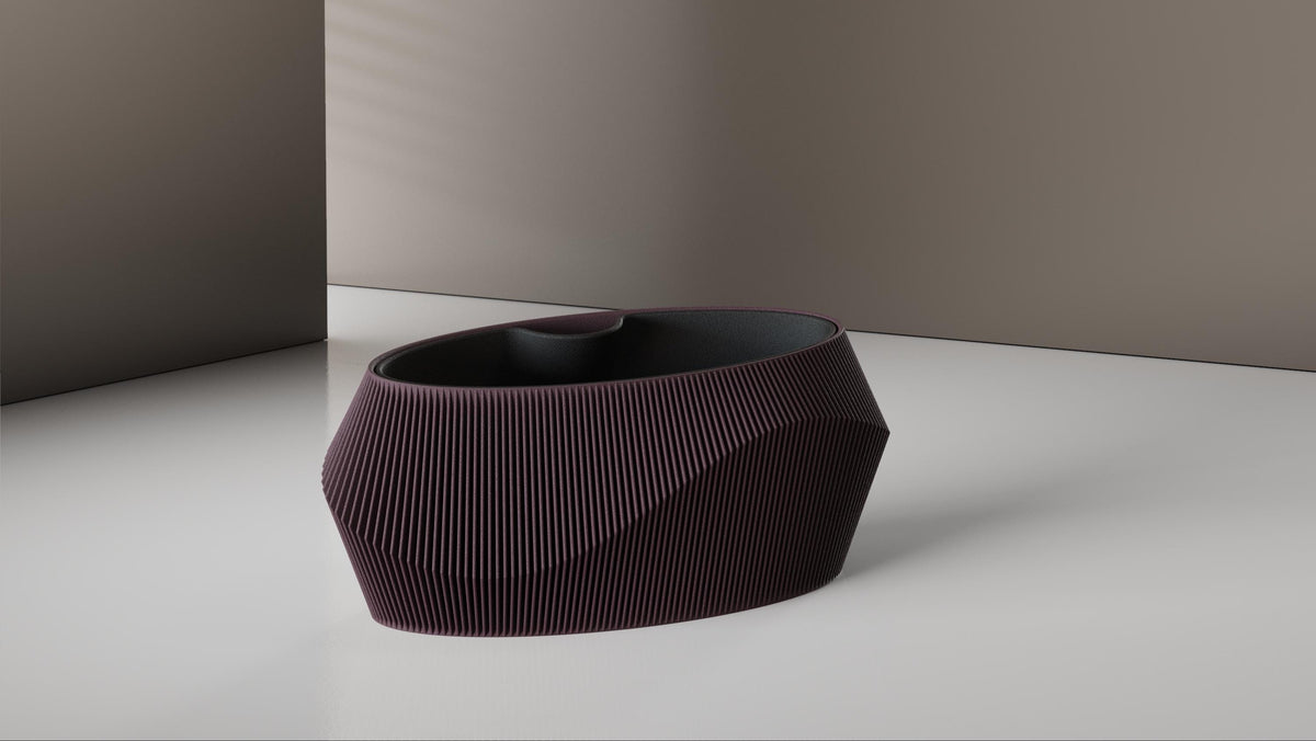 Wave Facade Self-Watering Planter Set, 3D printed in PLA, view 14 of 14