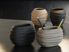 Wabi-Sabi Pencil Holder and Brush Cup, 3D printed in PLA