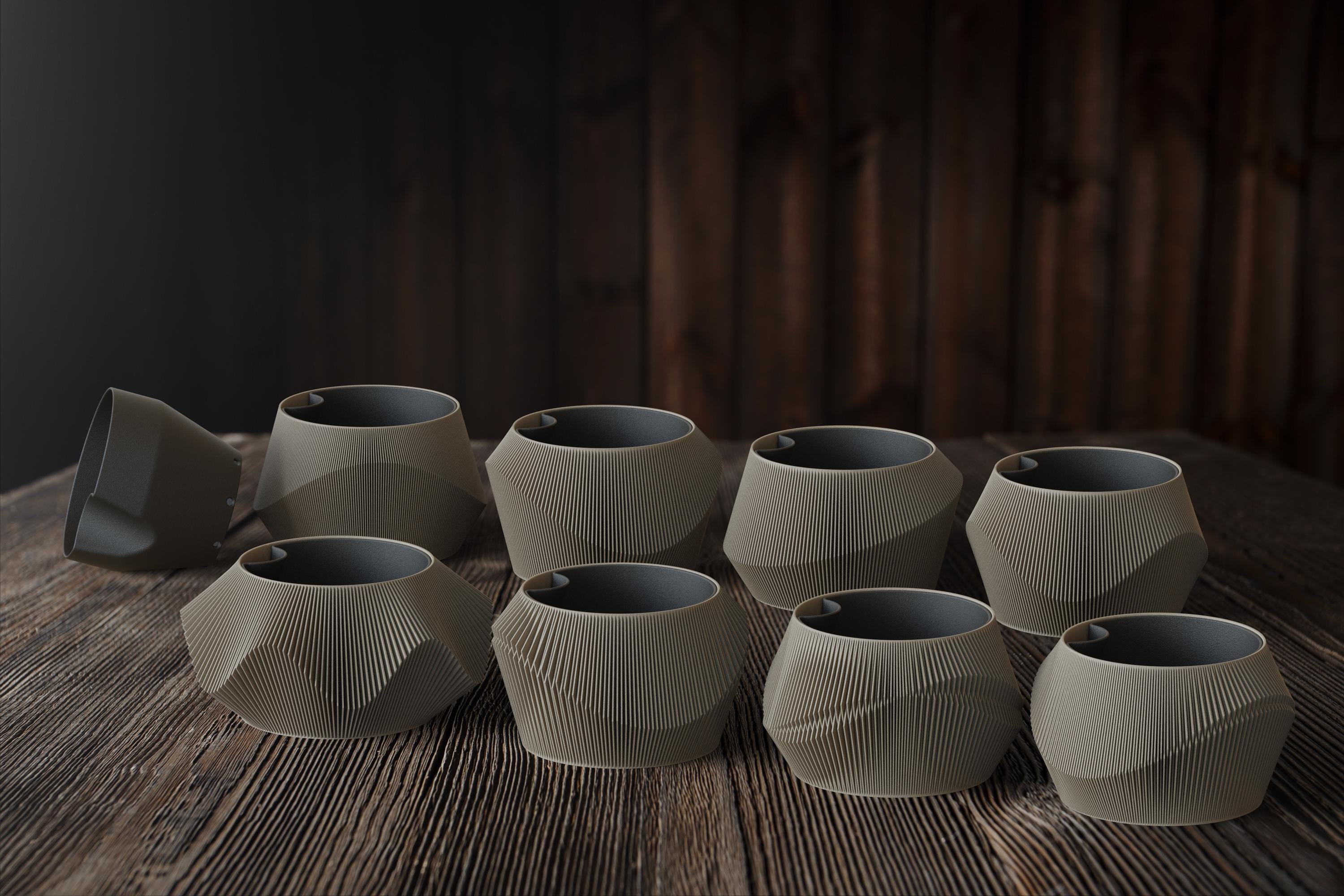 Wavy Facade Self-Watering Planters Secondary image
