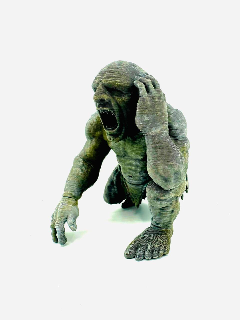 Petrified Troll, 3D printed in PETG, view 6 of 6
