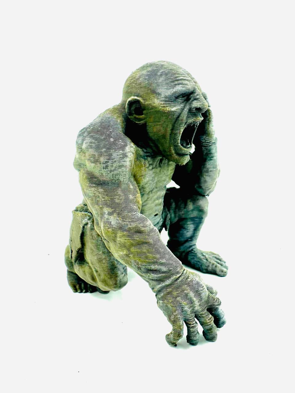 Petrified Troll, 3D printed in PETG, view 3 of 6