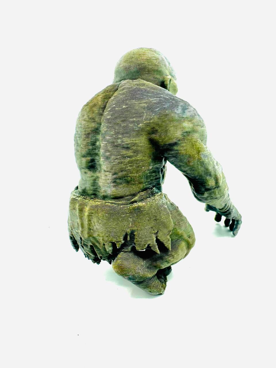 Petrified Troll, 3D printed in PETG, view 4 of 6