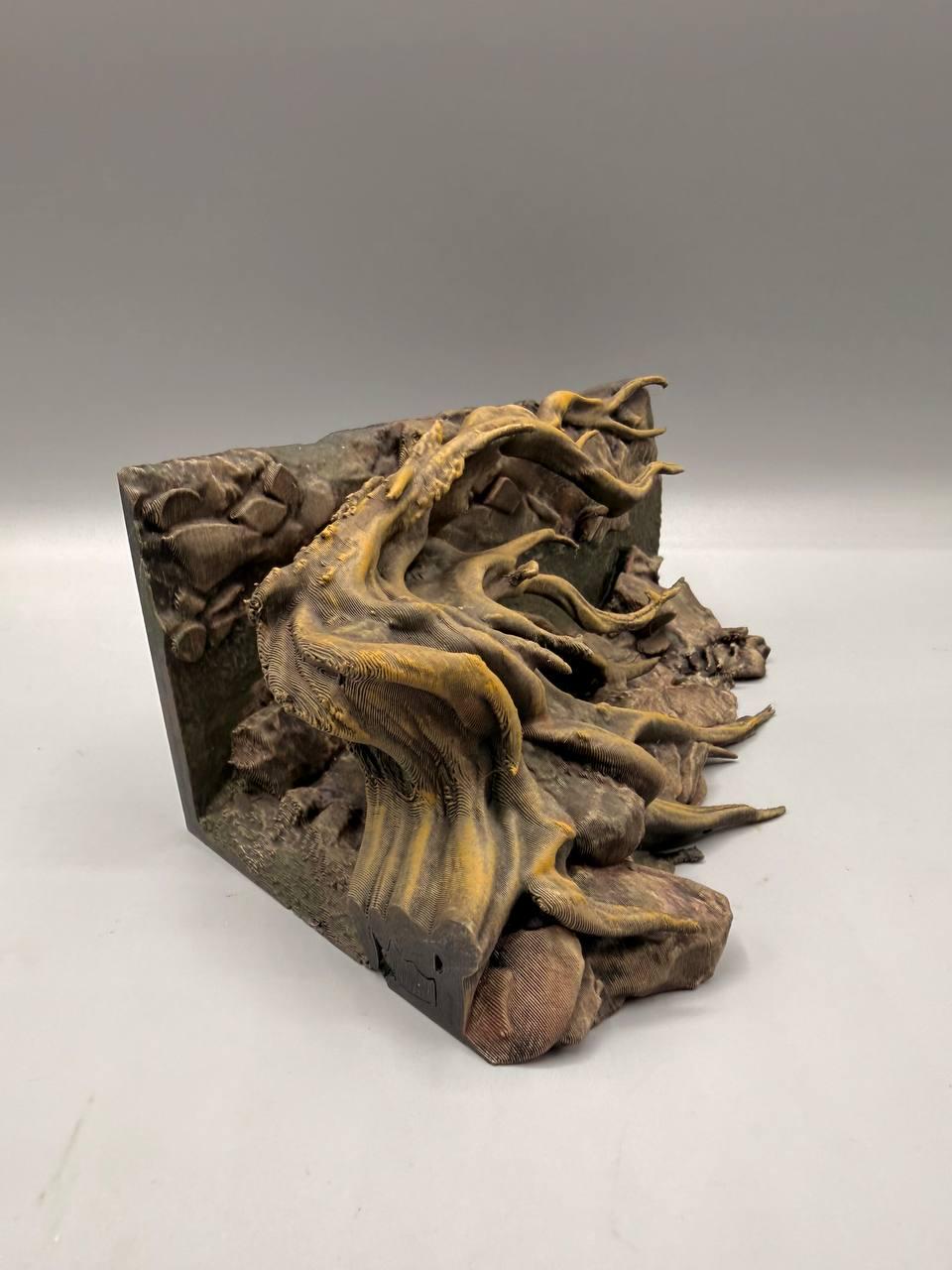 Old Tree 3D Background, 3D printed in PETG, view 5 of 6