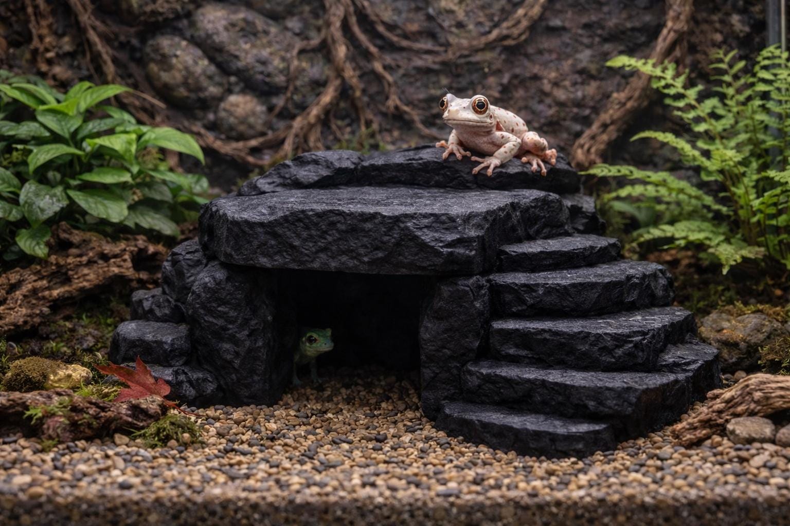 Rock Cave Hide | Aquarium, Vivarium and Terrarium Decor Secondary image