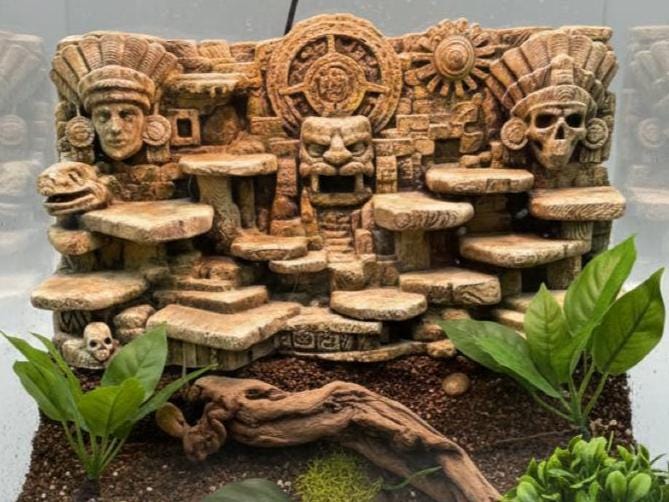 Aztec Ruins II 3D Background, 3D printed in PETG, view 7 of 7