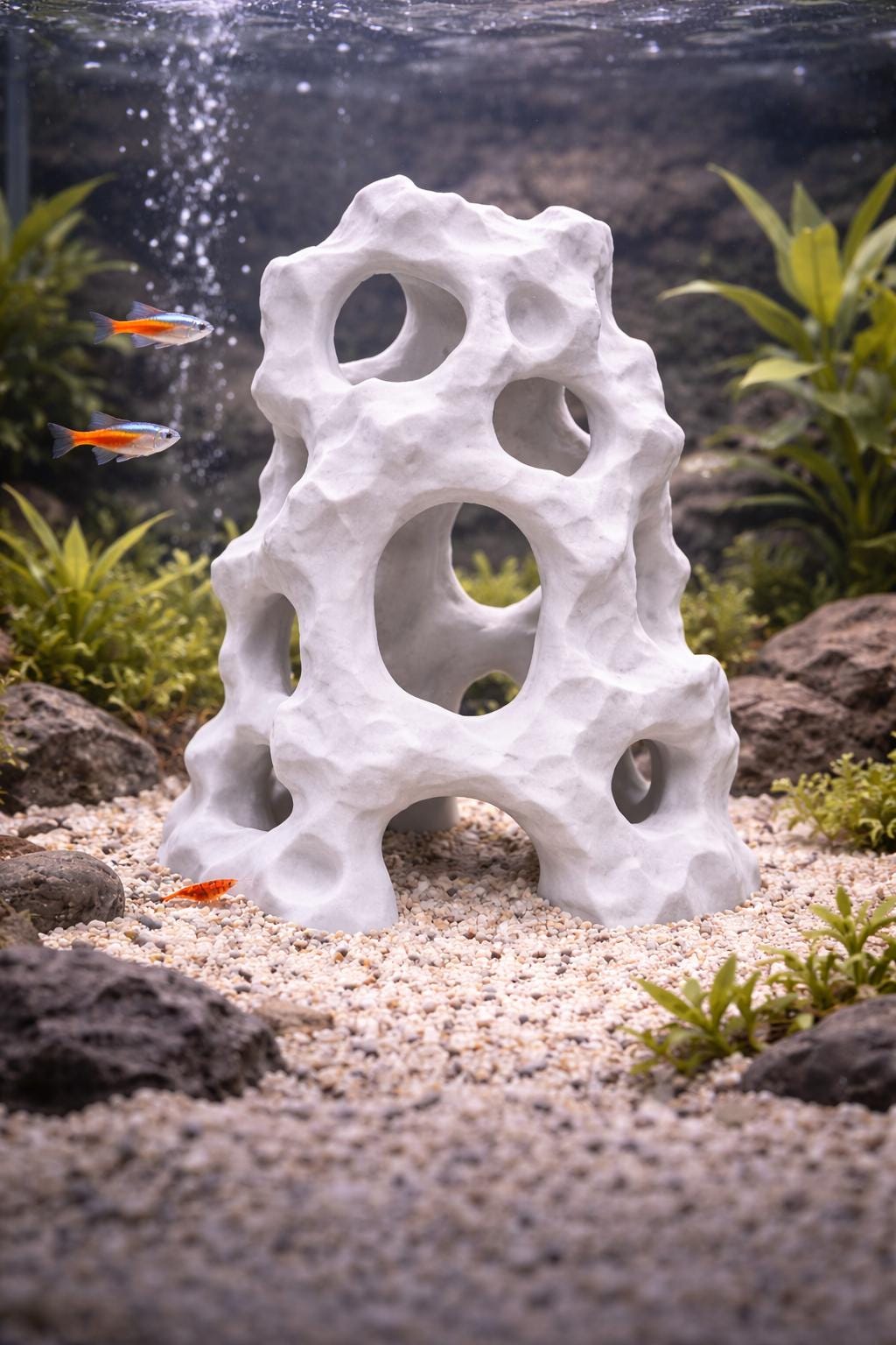 Reef Rock Tall Aquaspace Cave, 3D printed in PETG, for reptiles, amphibians and fish
