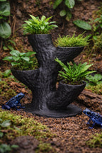 Dead Tree with 4 Small Planters, 3D printed in PETG, view 3 of 4