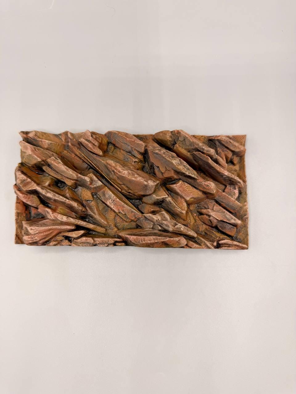 Rock Cliffs 3D Background, Large, 3D printed in PETG, view 6 of 7