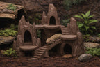 Craggy Mountain Rock Fortress Hide, 3D printed in PETG, view 3 of 3