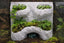 Rock Wall with Planters 3D Background, 3D printed in PETG, view 4 of 7