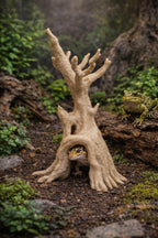 Gnarled Dead Tree Hollow Cave Hide, 3D printed in PETG, view 4 of 5