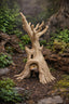 Gnarled Dead Tree Hollow Cave Hide, 3D printed in PETG, view 4 of 5