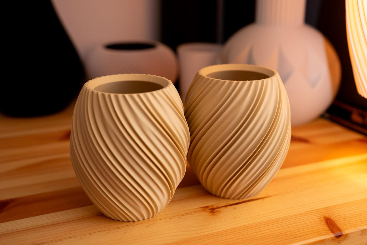 Aya and Sfera Toothbrush and Pencil Holder, 3D printed in PLA, view 2 of 17