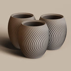 Aya and Sfera Toothbrush and Pencil Holder, 3D printed in PLA, view 12 of 17