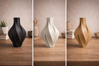 Modern Twist Sculptural Vase, 3D printed in PLA, view 3 of 10
