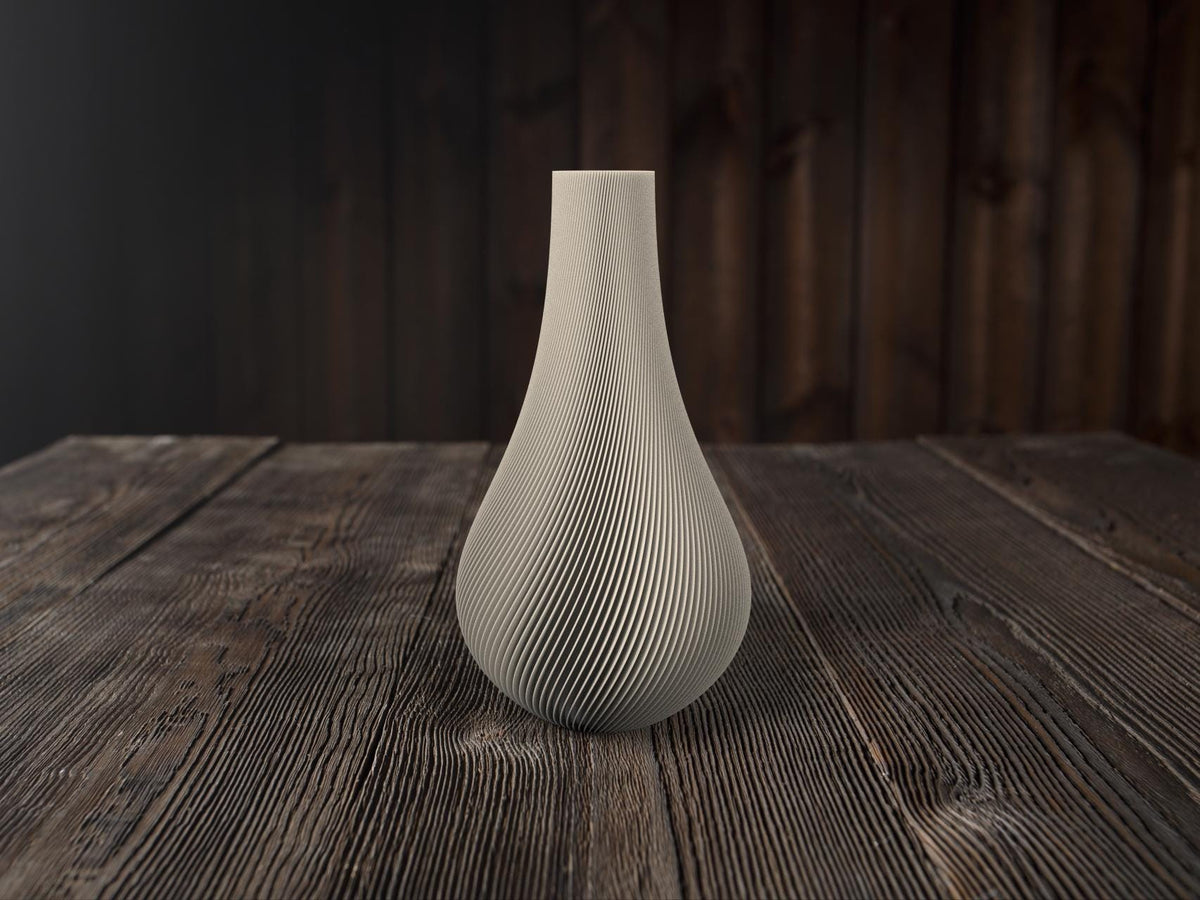 Elegant Bloom Flower Vase, 3D printed in PLA
